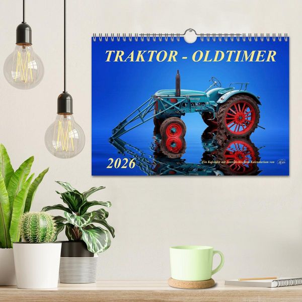 Produktbild: Traktor - Oldtimer (Wandkalender 2026 DIN A4 quer), CALVENDO Monatskalender