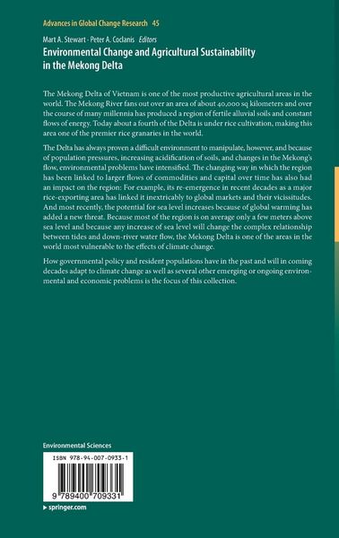 Produktbild: Environmental Change and Agricultural Sustainability in the Mekong Delta
