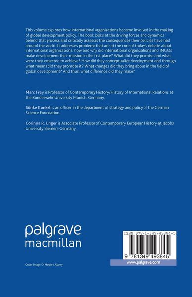 Produktbild: International Organizations and Development, 1945-1990