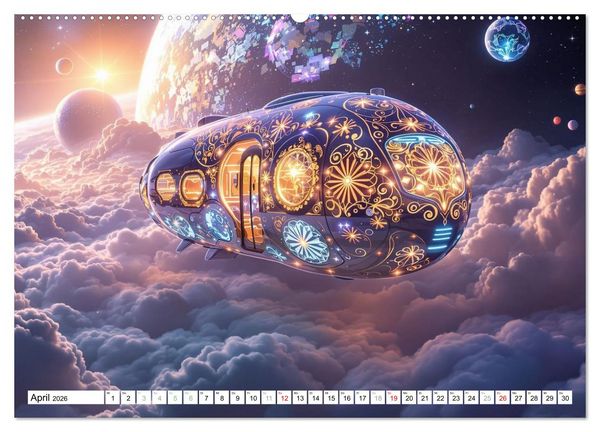 Produktbild: Sternen Nomaden (hochwertiger Premium Wandkalender 2026 DIN A2 quer), Kunstdruck in Hochglanz