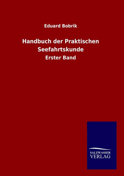 Produktbild: Handbuch der Praktischen Seefahrtskunde