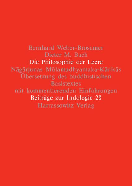 Die Philosophie Der Leere