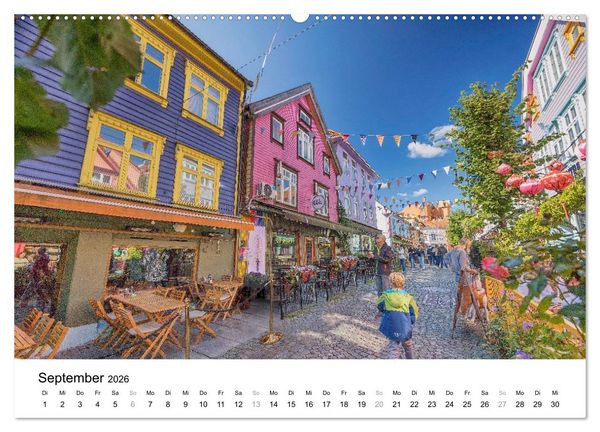 Produktbild: Norwegen - Magie aus Licht und Landschaft (Wandkalender 2026 DIN A2 quer), CALVENDO Monatskalender