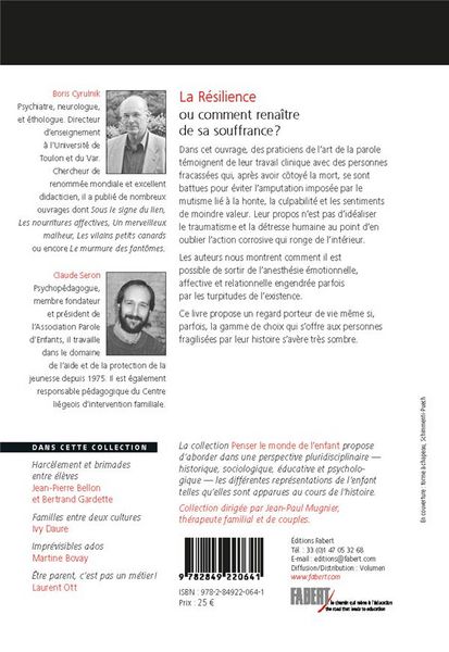 Produktbild: La r&eacute;silience ou Comment rena&icirc;tre de sa souffrance