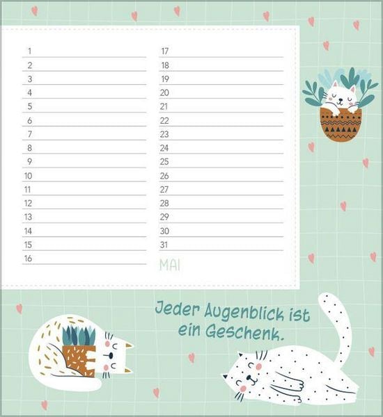 Produktbild: Geburtstagskalender Happy Mind
