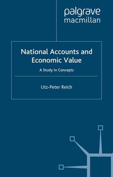 Produktbild: National Accounts and Economic Value