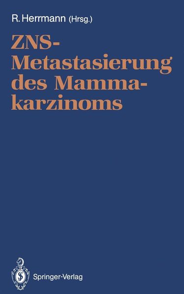 Produktbild: ZNS-Metastasierung des Mammakarzinoms