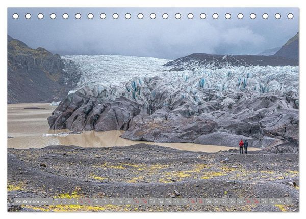Produktbild: ICELAND pristine landscapes (Desk Calendar 2027 DIN A5 landscape), CALVENDO 12 Month DeskCalendar