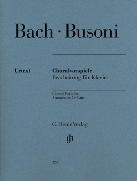 Produktbild: Ferruccio Busoni - Choralvorspiele