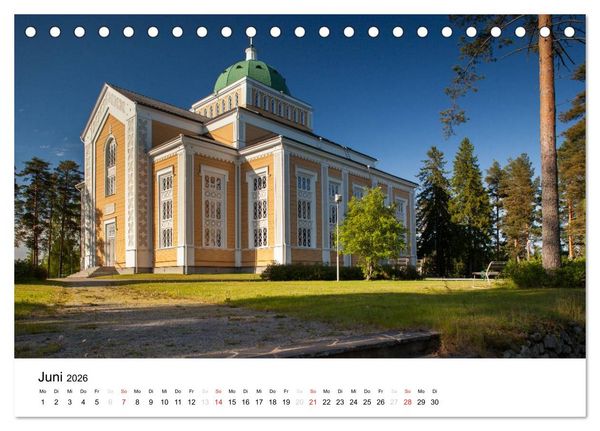 Produktbild: Finnland: Land der 1000 Seen (Tischkalender 2026 DIN A5 quer), CALVENDO Monatskalender
