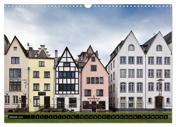 Produktbild: K&Ouml;LN AUSBLICK - RHEINBLICK (Wandkalender 2026 DIN A3 quer), CALVENDO Monatskalender