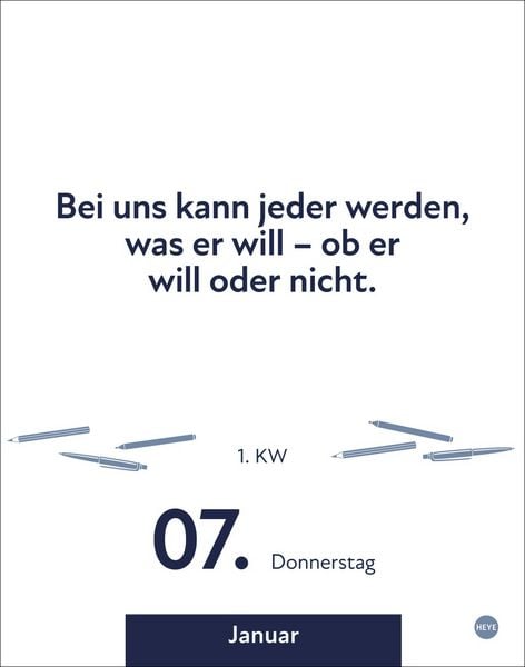 Produktbild: Die besten Spr&uuml;che f&uuml;r lange B&uuml;rotage Tagesabrei&szlig;kalender 2027
