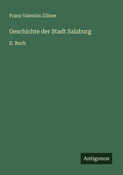 Produktbild: Geschichte der Stadt Salzburg