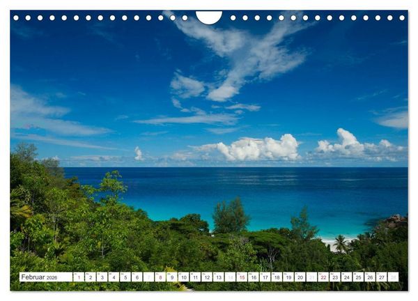 Produktbild: Seychellen - Ein letztes Paradies auf Erden (Wandkalender 2026 DIN A4 quer), CALVENDO Monatskalender
