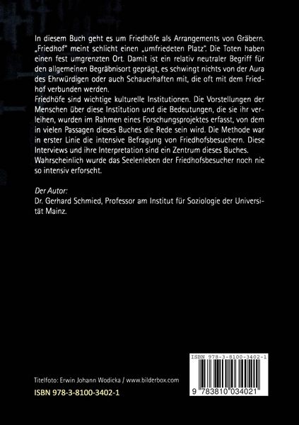 Produktbild: Friedhofsgespr&auml;che