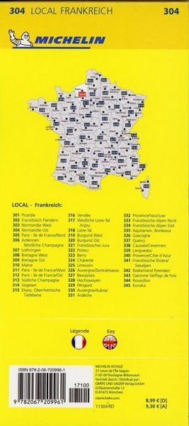 Produktbild: Michelin Normandie Ost