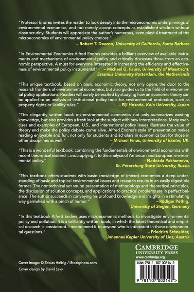 Produktbild: Environmental Economics