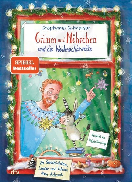 Produktbild: Grimm und M&ouml;hrchen und die Weihnachtswette &ndash; 24 Geschichten, Lieder und Ideen zum Advent