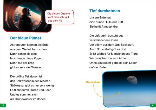 Produktbild: WAS IST WAS Erstes Lesen easy! Band 14. Entdecke unsere Erde
