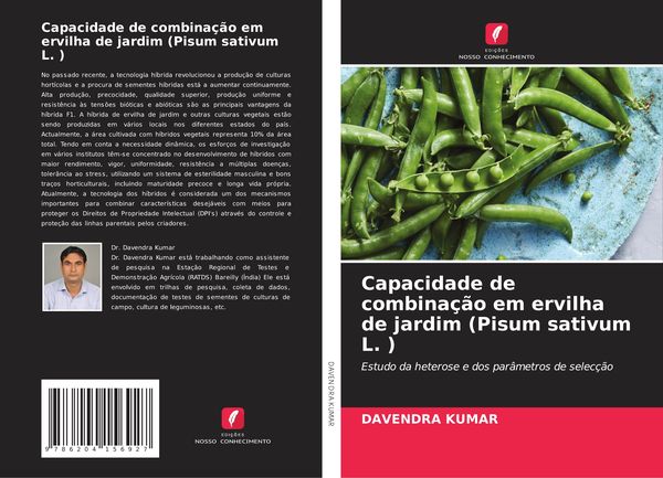 Produktbild: Capacidade de combina&ccedil;&atilde;o em ervilha de jardim (Pisum sativum L. )