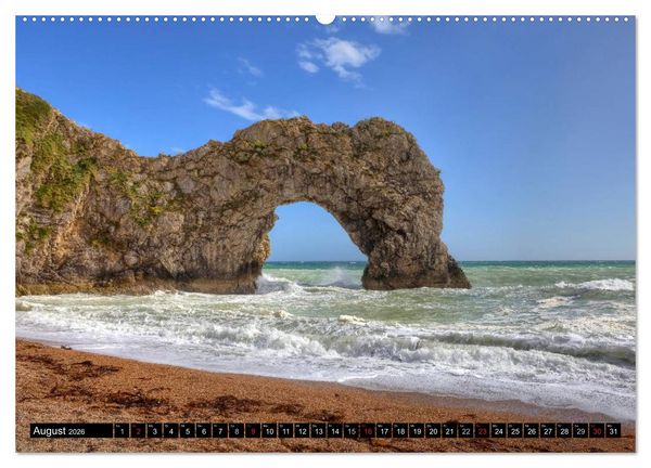 Produktbild: S&uuml;dwestengland - Dorset & Devon (hochwertiger Premium Wandkalender 2026 DIN A2 quer), Kunstdruck in Hochglanz