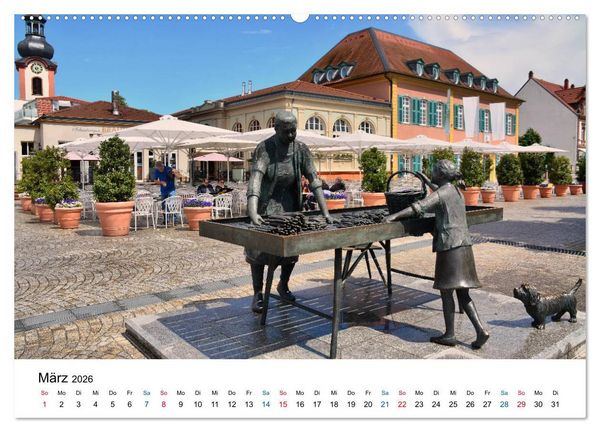 Produktbild: Schwetzingen - Ansichtssache (hochwertiger Premium Wandkalender 2026 DIN A2 quer), Kunstdruck in Hochglanz