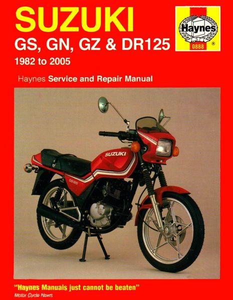 Produktbild: Suzuki GS, GN, GZ & DR125 Singles (82 - 05) Haynes Repair Manual