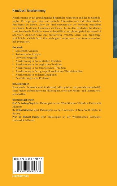 Produktbild: Handbuch Anerkennung