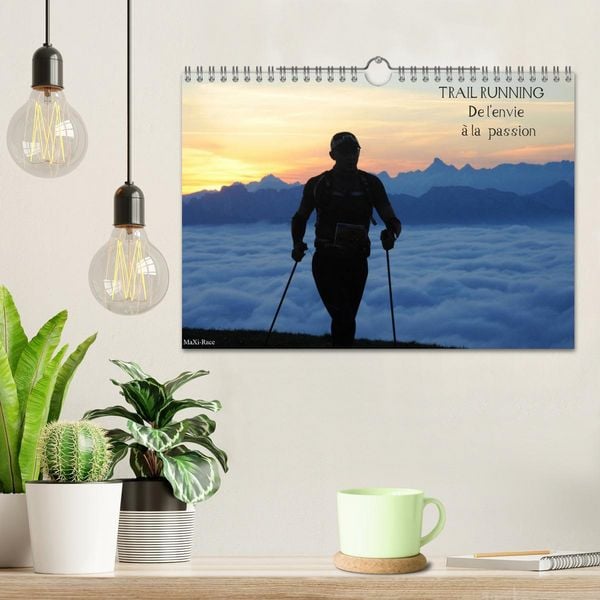 Produktbild: Trail Running De l'Envie &agrave; la Passion (Calendrier mural 2026 DIN A4 vertical), CALVENDO calendrier mensuel