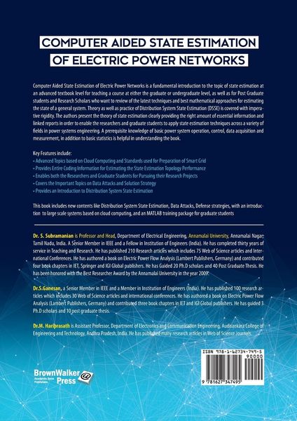 Produktbild: Computer Aided State Estimation of Electric Power Networks