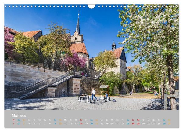 Produktbild: Kronach - drei Fl&uuml;sse und eine Festung (Wandkalender 2026 DIN A3 quer), CALVENDO Monatskalender