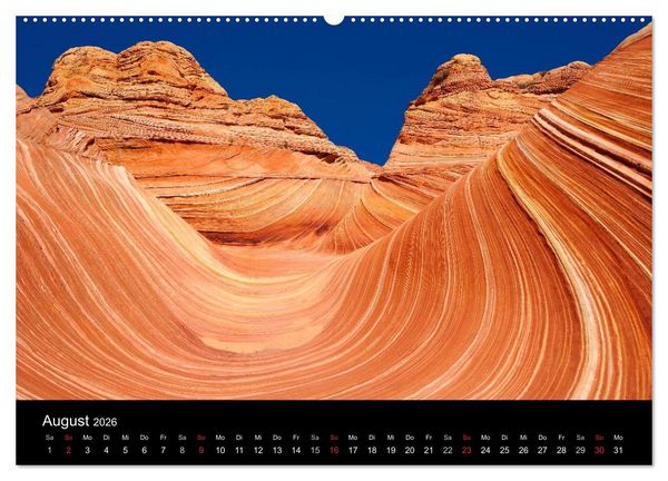 Produktbild: USA - Der Wilde Westen (hochwertiger Premium Wandkalender 2026 DIN A2 quer), Kunstdruck in Hochglanz