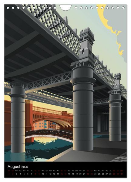 Produktbild: Manchester, Homage to a Great City. (Wall Calendar 2026 DIN A4 portrait), CALVENDO 12 Month Wall Calendar
