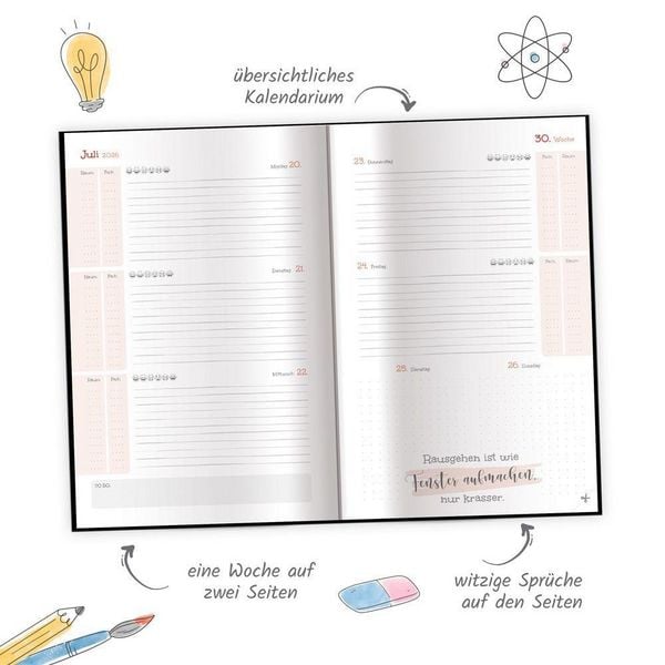 Produktbild: TR&Ouml;TSCH - Sch&uuml;lerkalender Flexi Spot 26/27