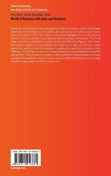 Produktbild: World of Business with Data and Analytics