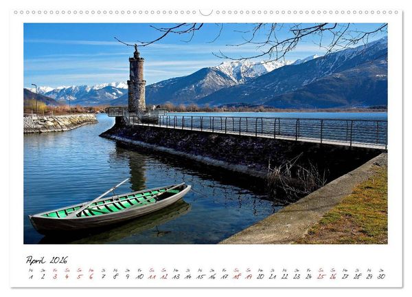 Produktbild: Der sch&ouml;ne Norden des Lago di Como (Wandkalender 2026 DIN A2 quer), CALVENDO Monatskalender