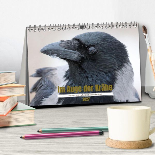 Produktbild: Im Auge der Kr&auml;he (Tischkalender 2027 DIN A5 quer), CALVENDO Monatskalender