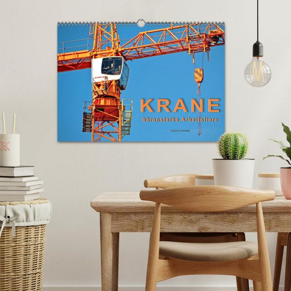 Produktbild: Krane - b&auml;renstarke Arbeitstiere (Wandkalender 2026 DIN A3 quer), CALVENDO Monatskalender