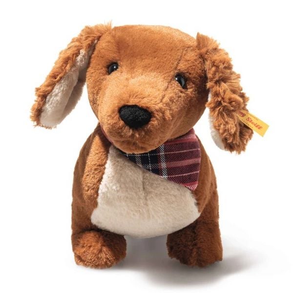 Produktbild: Steiff 078392 - Dackel Waldi, stehend, hellbraun, Pl&uuml;sch, 30 cm