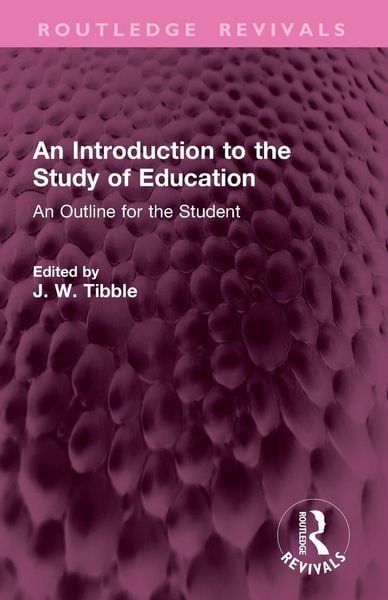 Produktbild: An Introduction to the Study of Education