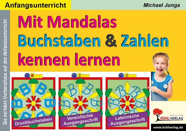 Produktbild: Mit Mandalas Buchstaben und Zahlen kennen lernen