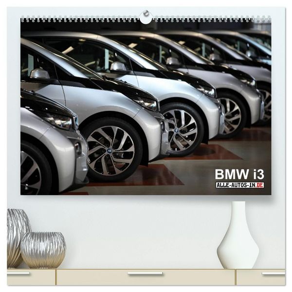 Produktbild: BMW i3 (hochwertiger Premium Wandkalender 2027 DIN A2 quer), Kunstdruck in Hochglanz