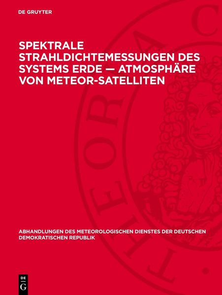 Produktbild: Spektrale Strahldichtemessungen des Systems Erde &mdash; Atmosph&auml;re von Meteor-Satellıten