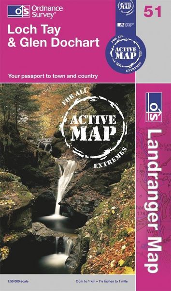 Produktbild: Loch Tay & Glen Dochart 1 : 50 000
