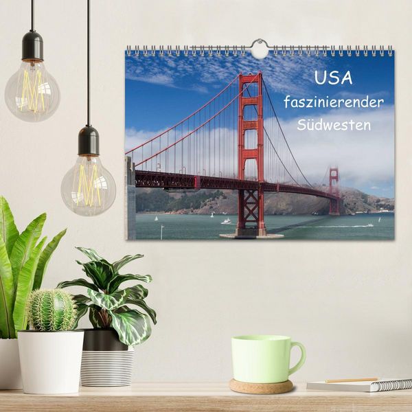 Produktbild: USA - faszinierender S&uuml;dwesten / CH-Version (Wandkalender 2026 DIN A4 quer), CALVENDO Monatskalender