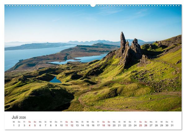 Produktbild: Schottland - Die wilde Sch&ouml;nheit der Highlands (Wandkalender 2026 DIN A2 quer), CALVENDO Monatskalender