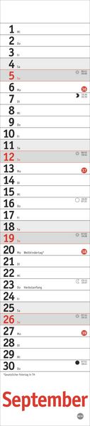 Produktbild: Langplaner mini, rot 2027