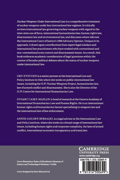 Produktbild: Nuclear Weapons under International Law