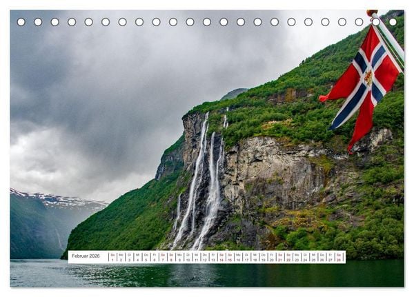 Produktbild: Norwegen - ein traumhaftes Reiseziel (Tischkalender 2026 DIN A5 quer), CALVENDO Monatskalender