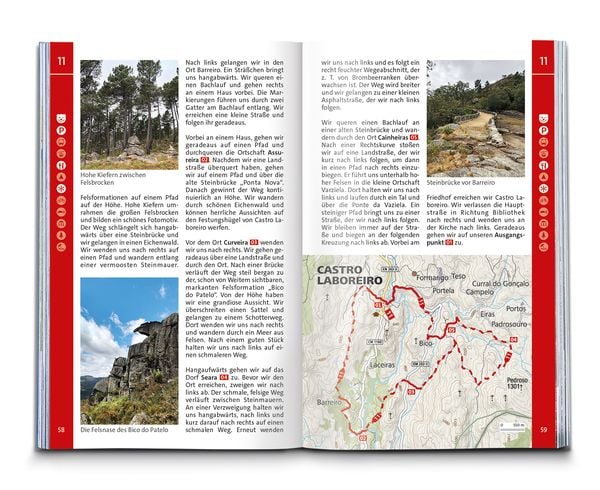 Produktbild: KOMPASS Wanderführer Portugal Nord, 55 Touren mit Extra-Tourenkarte